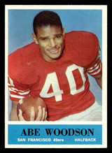 1964 Philadelphia #166 Abe Woodson Ex-Mint ID: 436885 1964 Philadelphia #166 Abe Woodson Ex-Mint ID: 436885