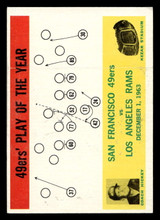 1964 Philadelphia #168 Red Hickey 49ers Play of the Year Very Good 1964 Philadelphia #168 Red Hickey 49ers Play of the Year Very Good