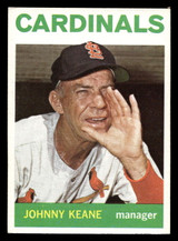 1964 Topps #413 Johnny Keane MG Excellent+ ID: 437076 1964 Topps #413 Johnny Keane MG Excellent+ ID: 437076