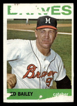 1964 Topps #437 Ed Bailey Poor paper loss 