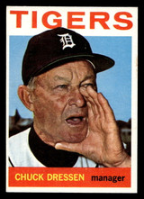 1964 Topps #443 Chuck Dressen MG Excellent+ ID: 437121 1964 Topps #443 Chuck Dressen MG Excellent+ ID: 437121