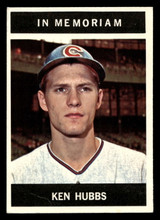 1964 Topps #550 Ken Hubbs Very Good  ID: 437213