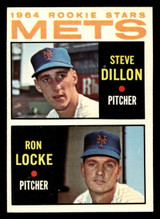 1964 Topps #556 Steve Dillon/Ron Locke Mets Rookies Ex-Mint RC Rookie 
