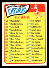 1965 Topps #443 Checklist 430-506 Ex-Mint  ID: 437455