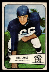 1954 Bowman #62 Bill Lange Excellent  ID: 437498