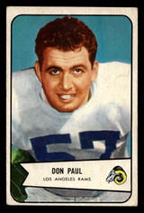 1954 Bowman #68 Don Paul Very Good  ID: 437501