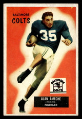 1955 Bowman #8 Alan Ameche Excellent RC Rookie  ID: 437539