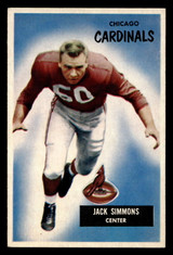 1955 Bowman #27 Jack Simmons Ex-Mint  ID: 437576