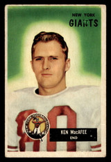 1955 Bowman #60 Ken MacAfee Very Good RC Rookie ID: 437610 1955 Bowman #60 Ken MacAfee Very Good RC Rookie ID: 437610