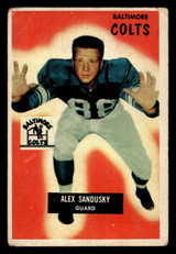 1955 Bowman #100 Alex Sandusky G-VG  ID: 437636