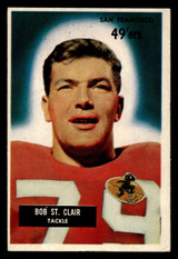 1955 Bowman #101 Bob St. Clair VG-EX RC Rookie  ID: 437637