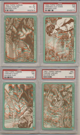 1953 Topps Tarzan Savage Fury PSA Graded Set (60)  GPA 6.11 Ex=Mt Plus 3 D Glasses  #*sku36352