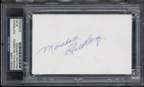 Marshall Goldberg Index Card Signed Auto PSA/DNA Slabbed Cardinals