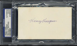 Harry Hooper Index Card Signed Auto PSA/DNA Slabbed Red Sox