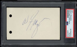 Walt Frazier Index Card Signed Auto PSA/DNA Authenticated Knicks