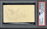 Sammy Davis Jr. Business Card Signed Auto PSA/DNA Authenticated Rat Pack "My Best"