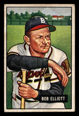 1951 Bowman #66 Bob Elliott VG-EX 1951 Bowman #66 Bob Elliott VG-EX