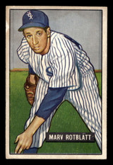 1951 Bowman #303 Marv Rotblatt Very Good RC Rookie High # 1951 Bowman #303 Marv Rotblatt Very Good RC Rookie High #