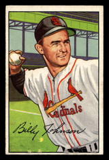 1952 Bowman #122 Billy Johnson VG-EX ID: 437882 1952 Bowman #122 Billy Johnson VG-EX ID: 437882