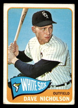 1965 Topps #183 Dave Nicholson Poor 1965 Topps #183 Dave Nicholson Poor
