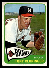 1965 Topps #520 Tony Cloninger Very Good HIGH # 1965 Topps #520 Tony Cloninger Very Good HIGH #