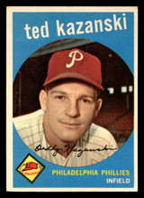 1959 Topps #99 Ted Kazanski Excellent+ ID: 438835 1959 Topps #99 Ted Kazanski Excellent+ ID: 438835