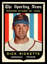 1959 Topps #137 Dick Ricketts Excellent RC Rookie ID: 438863 1959 Topps #137 Dick Ricketts Excellent RC Rookie ID: 438863