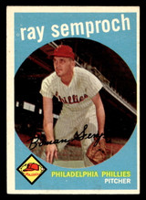 1959 Topps #197 Ray Semproch Excellent+ ID: 438907 1959 Topps #197 Ray Semproch Excellent+ ID: 438907