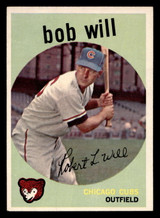 1959 Topps #388 Bob Will Ex-Mint RC Rookie ID: 439052 1959 Topps #388 Bob Will Ex-Mint RC Rookie ID: 439052