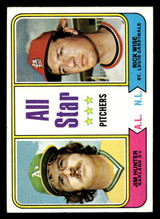 1974 Topps #339 Jim Hunter/Rick Wise All-Star Pitchers Very Good ID: 439410 1974 Topps #339 Jim Hunter/Rick Wise All-Star Pitchers Very Good ID: 439410