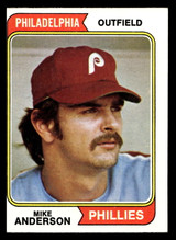 1974 Topps #619 Mike Anderson Excellent 1974 Topps #619 Mike Anderson Excellent