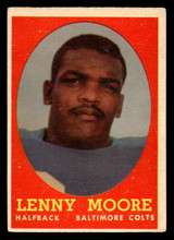 1958 Topps #10 Lenny Moore Very Good ID: 439921 1958 Topps #10 Lenny Moore Very Good ID: 439921