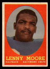 1958 Topps #10 Lenny Moore Excellent 1958 Topps #10 Lenny Moore Excellent