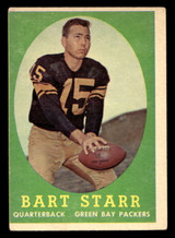 1958 Topps #66 Bart Starr UER Excellent Miscut 1958 Topps #66 Bart Starr UER Excellent Miscut