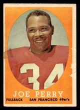 1958 Topps #93 Joe Perry Poor ID: 439965 1958 Topps #93 Joe Perry Poor ID: 439965