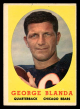 1958 Topps #129 George Blanda Excellent ID: 439993 1958 Topps #129 George Blanda Excellent ID: 439993