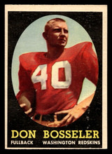 1958 Topps #132 Don Bosseler Ex-Mint RC Rookie ID: 439999 1958 Topps #132 Don Bosseler Ex-Mint RC Rookie ID: 439999