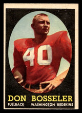 1958 Topps #132 Don Bosseler Ex-Mint RC Rookie ID: 440000 1958 Topps #132 Don Bosseler Ex-Mint RC Rookie ID: 440000