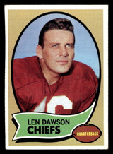 1970 Topps #1 Len Dawson UER Excellent+ 1970 Topps #1 Len Dawson UER Excellent+