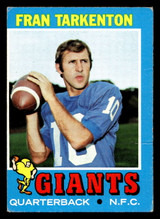 1971 Topps #120 Fran Tarkenton Very Good ID: 440147 1971 Topps #120 Fran Tarkenton Very Good ID: 440147