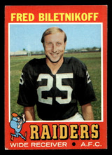 1971 Topps #178 Fred Biletnikoff Excellent+ ID: 440155 1971 Topps #178 Fred Biletnikoff Excellent+ ID: 440155