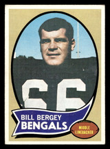 1970 Topps #168 Bill Bergey Excellent+ RC Rookie ID: 440193 1970 Topps #168 Bill Bergey Excellent+ RC Rookie ID: 440193