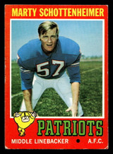 1971 Topps #3 Marty Schottenheimer VG-EX RC Rookie ID: 440205 1971 Topps #3 Marty Schottenheimer VG-EX RC Rookie ID: 440205