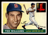 1955 Topps #2 Ted Williams UER Excellent  ID: 440381