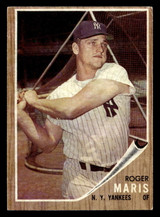 1962 Topps #1 Roger Maris Excellent  ID: 440619