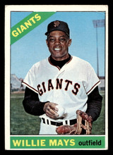 1966 Topps #1 Willie Mays Very Good Crease 