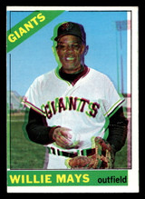 1966 Topps #1 Willie Mays Very Good Mis print 