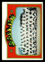 1972 Topps #21 Braves Team Very Good 1972 Topps #21 Braves Team Very Good