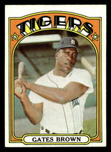 1972 Topps #187 Gates Brown Ex-Mint ID: 441728 1972 Topps #187 Gates Brown Ex-Mint ID: 441728