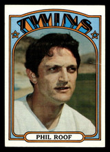 1972 Topps #201 Phil Roof Very Good 1972 Topps #201 Phil Roof Very Good